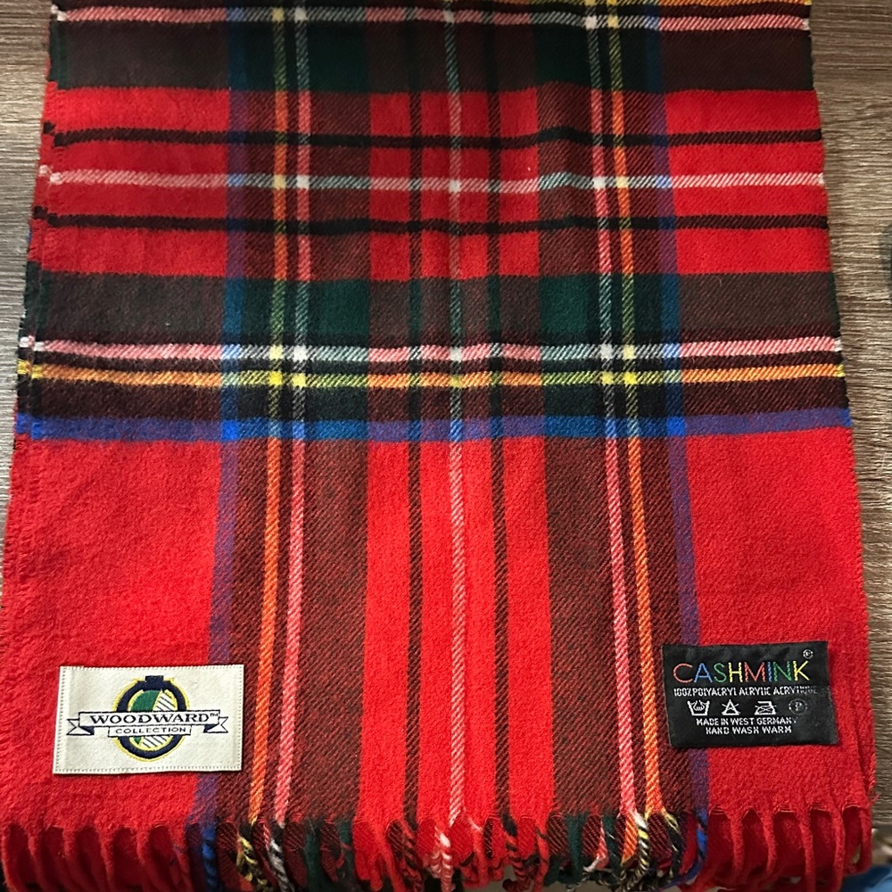 Red Tartan Scarf